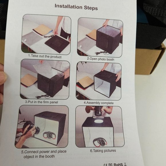 FC Rohs Cameras, Photo & Video Led Photo Studio Light Box Square